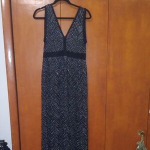 Missoni Black and Silver Maxi Dress